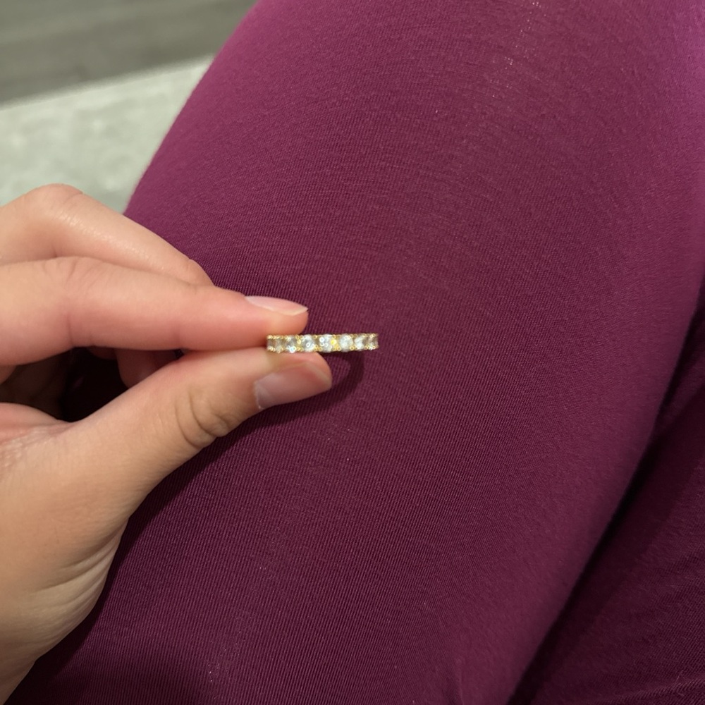 Pandora Gold and Silver Ring with Elegant Design